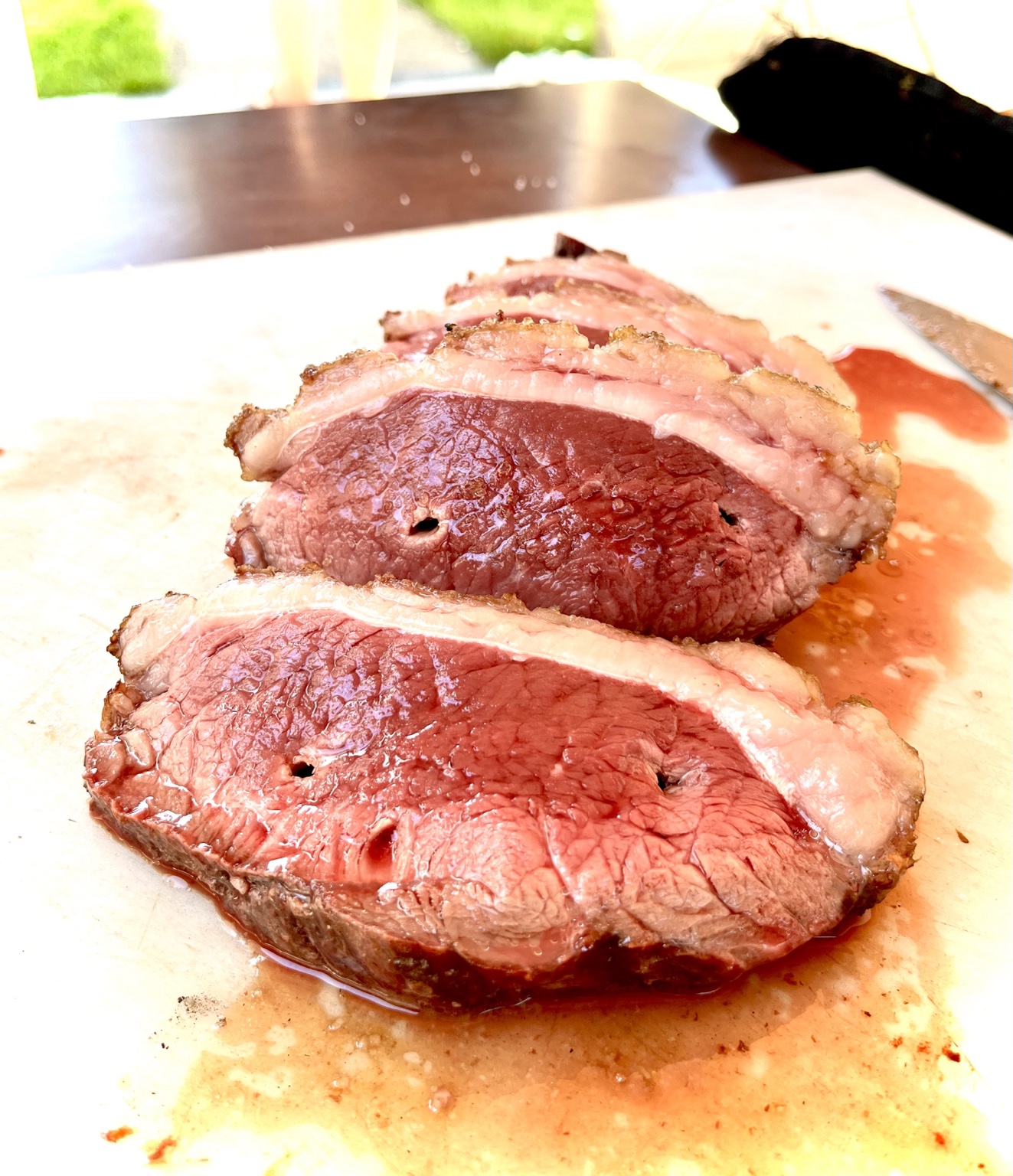 Carne preparada no ponto