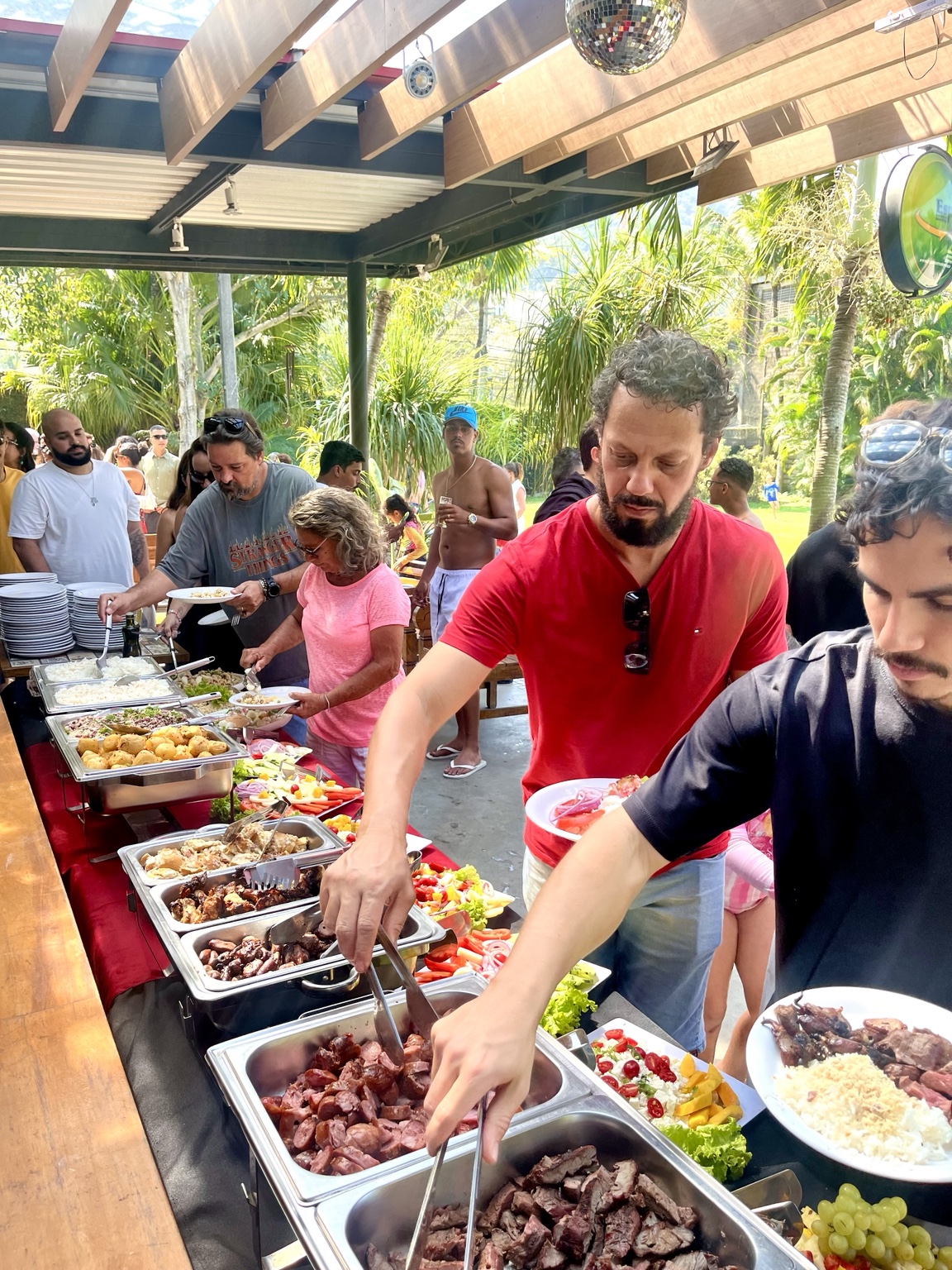 Evento Brasa Alta em pleno atendimento